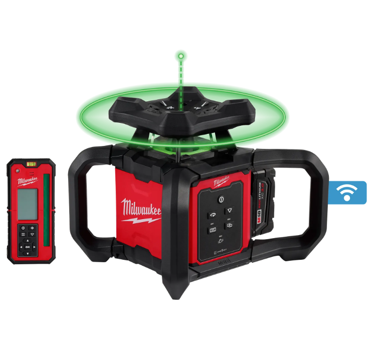 Milwaukee rotary laser level discount